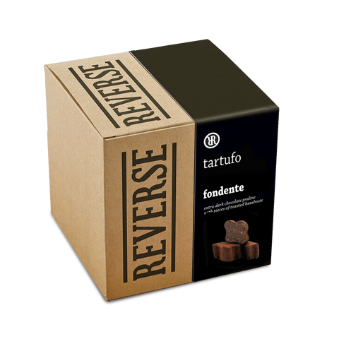 Truffe au chocolat noir - cube
