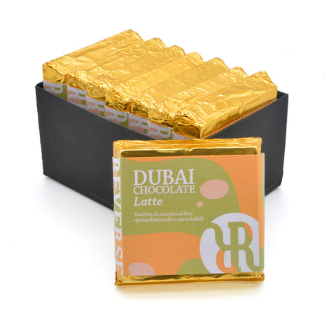 Tavoletta "Dubai style" al latte